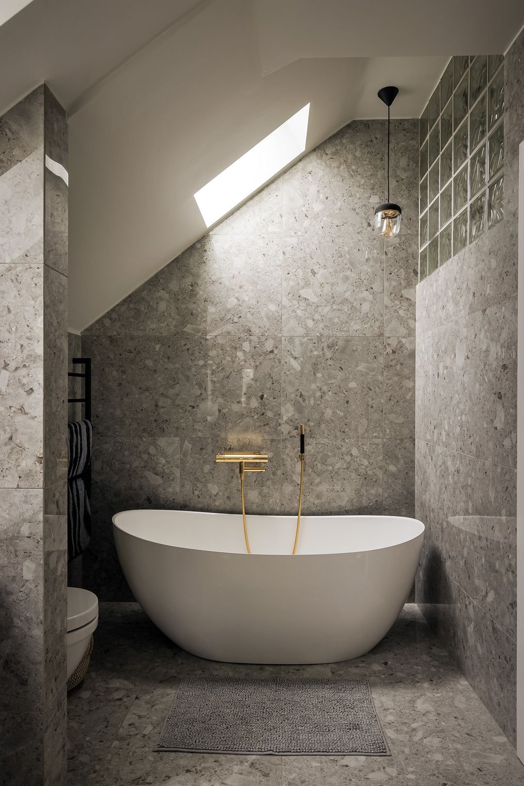 Minimalist Elegance with a Skylight
