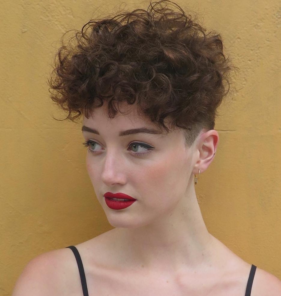 Curly Bowl Haircut