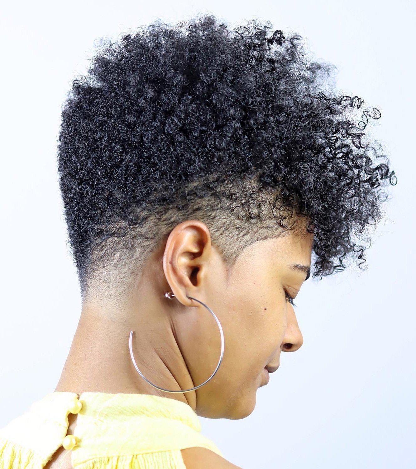 Curly Tapered Pixie