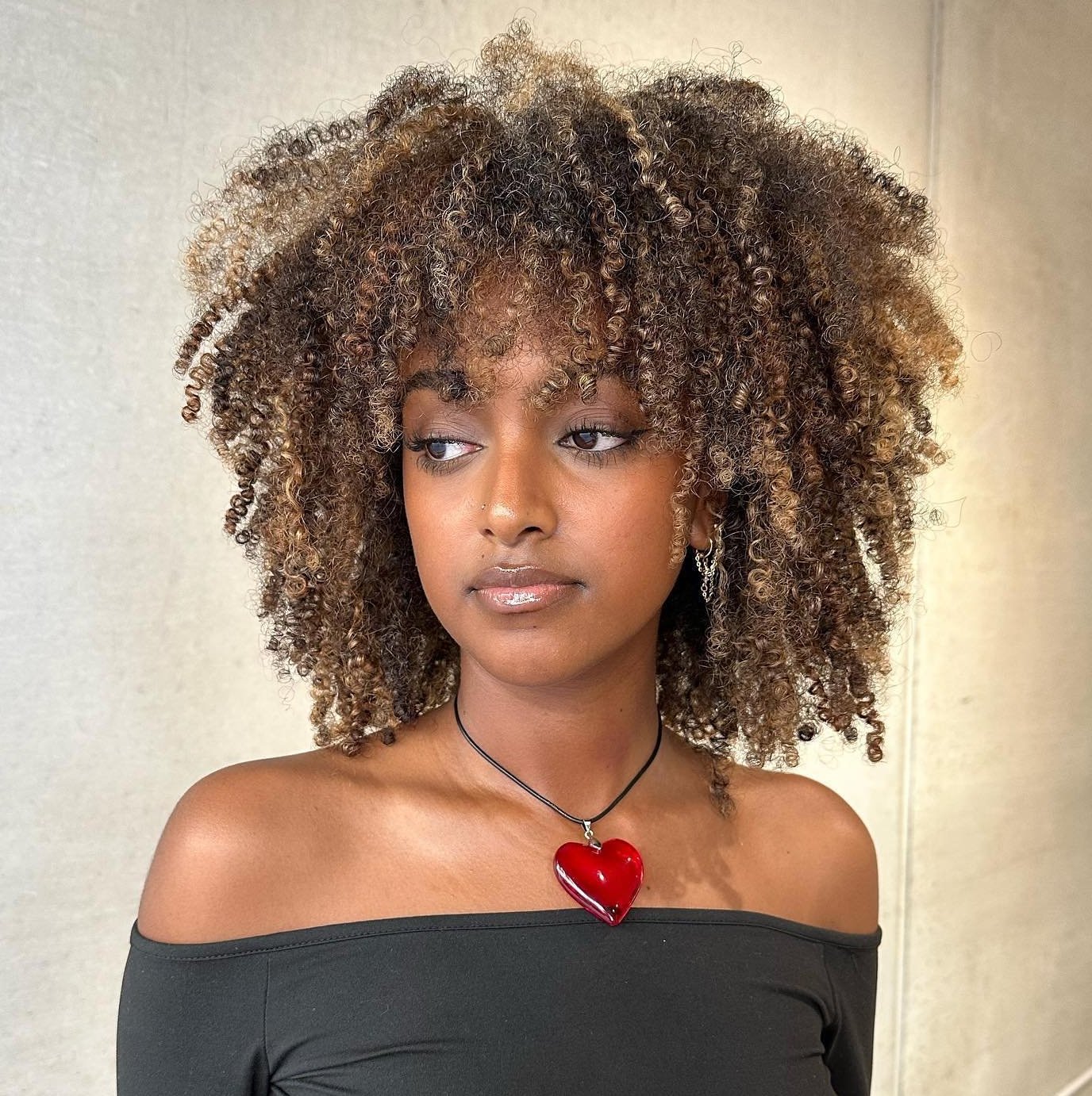 Shag on Natural Hair
